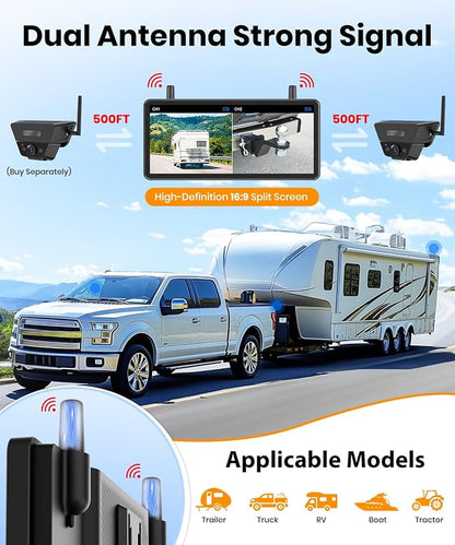 AUTO VOX Wireless Backup Camera Solar Magnetic: - Image 4