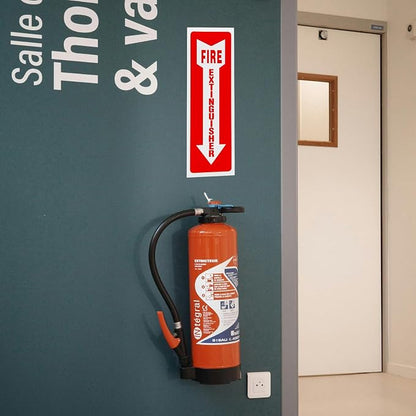 Madrigal fire extinguisher inside sticker, fire extinguisher sign, 2 - Image 7