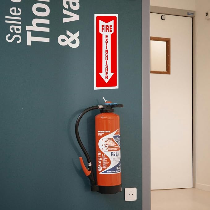 Madrigal fire extinguisher inside sticker, fire extinguisher sign, 4 - Image 7