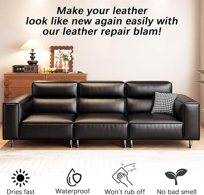 Black Leather Recoloring Balm, Leather Repair Kit - Image 7