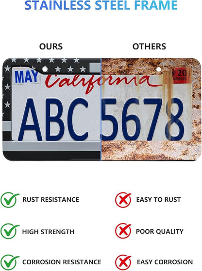 American Flag License Plate Frames - Image 7