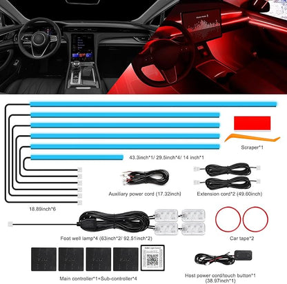Acrylic Interior Car LED Strip Light - Image 4