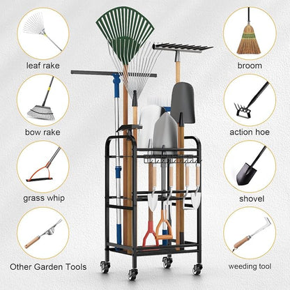 FZK Garden Tool Organizer, Garage Storage, Garden Tool Organizer - Image 6