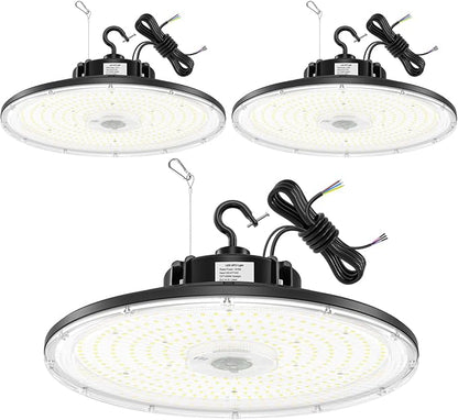 BBESTLED 3 Pack 300W LED High Bay Light, UL Listed UFO High Bay Lights Dimmable by BBESTLED