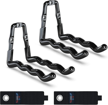 3-H Heavy Duty Garage Hooks 4 Pack, One-Piece Construction Garage Wall Hooks by 3-H