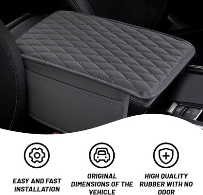 Car Center Console Cover, Upgraded Leather Arm Rest Cover - Image 3