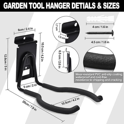 Slatwall Power Tool Hanger, Garage Garden Tool Hooks, Steel String Trimmer - Image 3
