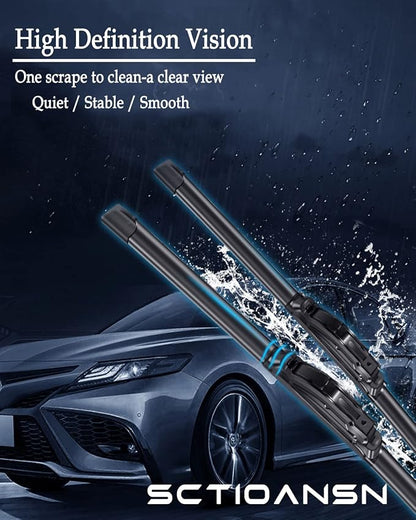 3Pcs Windshield Wipers for Mazda 3 2010 2011 2012 3013, All Seasons Original - Image 4