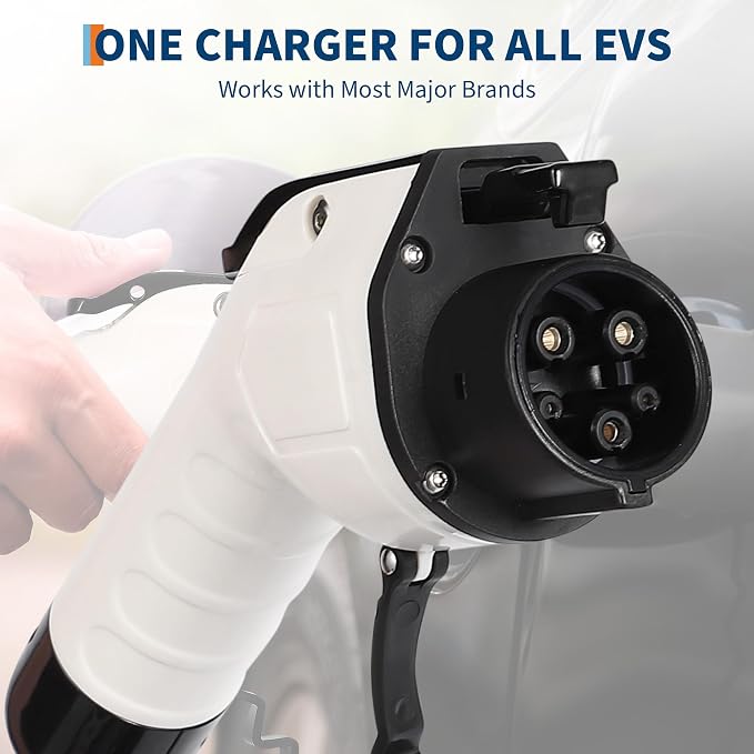 Level 1&2 EV Charger, 16A 110-240V Dual Voltage, NEMA 6-20 & 5-15 Plug - Image 2