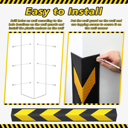 12 Pack Garage Wall Corner Guards, Car Bumper and Wall Corner Protection - Image 5