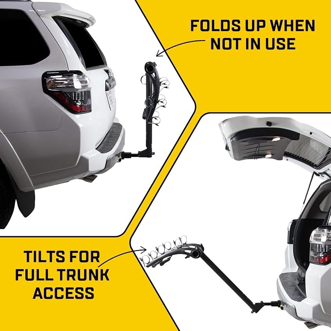 Saris Bones 3-Bike Hitch Rack Bicycle Carrier, - Image 5