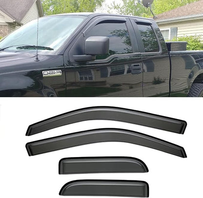 94738 Side Window Wind Deflector, Window Visor fit - Image 3