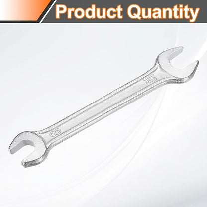 HARFINGTON Double Open End Wrench 8mm x 10mm Metric 15 Degree Offset Angle - Image 3