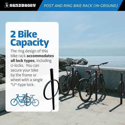 Sandbaggy Post and Ring Bike Rack - Image 4