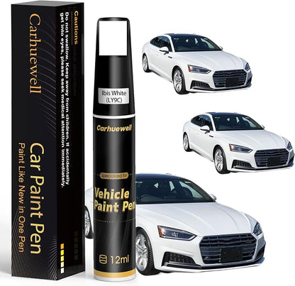 Ibis White Touch Up Paint Compatible by Carhuewell