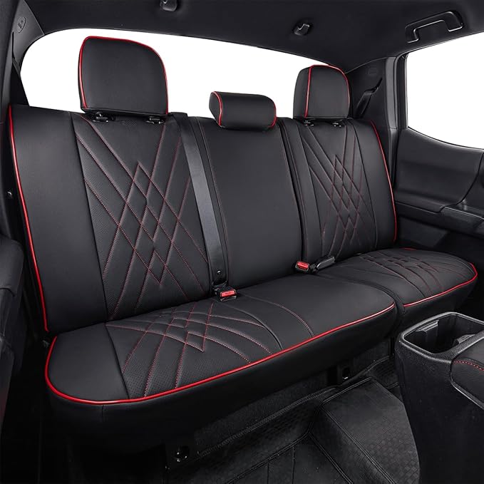 EKR Custom Fit Tacoma Leather Car Seat Covers - Image 5