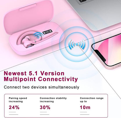 Bluetooth Headset, Wireless Bluetooth Earpiece - Image 3