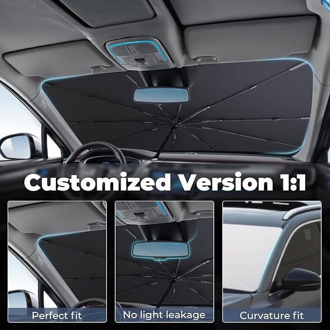 Windshield Sun Shade Umbrella: for Ford Maverick-2022-2023-2024 2025 - Image 2