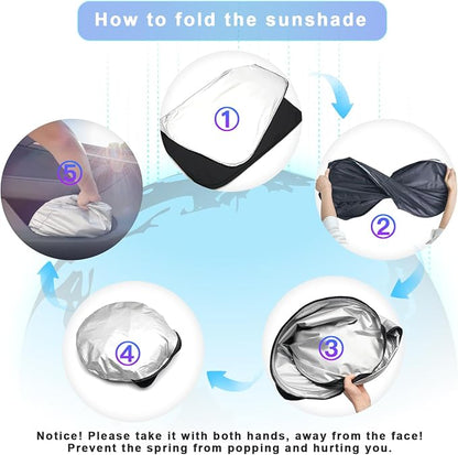 SXCY for 2025 2026 Toyota Camry Windshield Sunshade for 2025 2026 Toyota Camry - Image 6