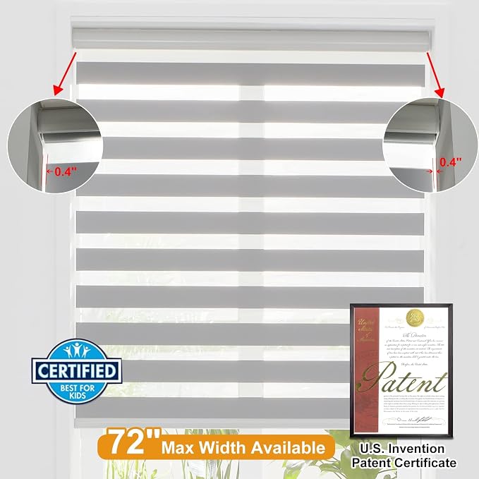 Persilux Custom Size Cordless Zebra Blinds - Image 4