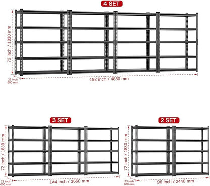 Garage Shelving, Boltless Assembly, Adjustable Large Garage Storage Shelves - Image 9