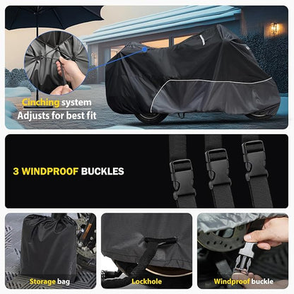 Motorcycle Cover for Harley Davidson Touring Models Road Glide Limited - Image 5