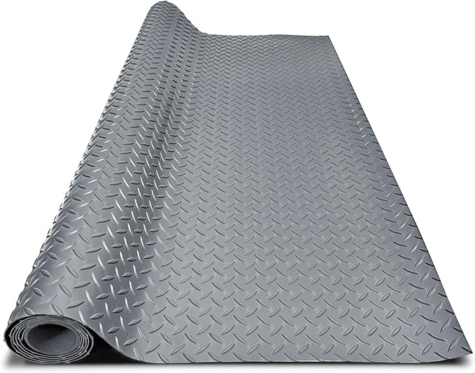 4x8FT Garage Floor Mat, 2.8mm Thickened Flooring Roll by Unknown