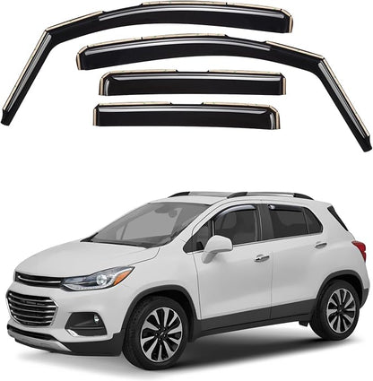 Window Deflectors Smoke Tinted In-Channel Side Window Vent Visor Deflectors by Unknown