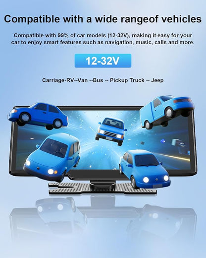 Carplay Screen for Car, 10.26’’ HD Wireless Apple Carplay & Android Auto Touch - Image 8