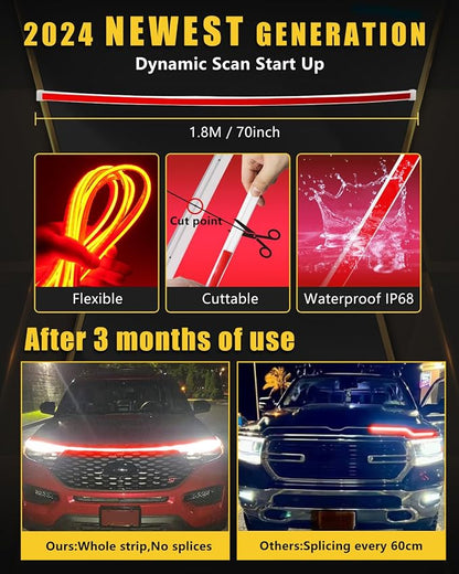 YM E-Bright Led Hood Light Strip Exterior Led Strip Lights - Image 2