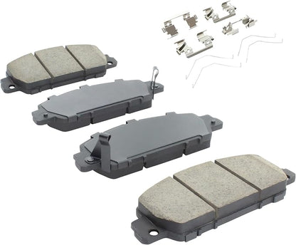 Premium Ceramic Front Brake Pads Compatible - Image 2