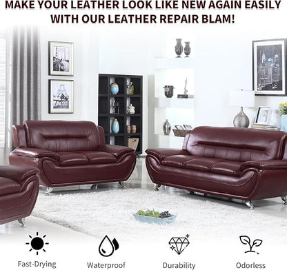 Maroon Leather Recoloring Balm - Image 7