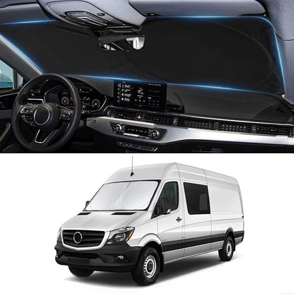 Custom Fit Benz Sprinter Windshield Sunshade - Image 2