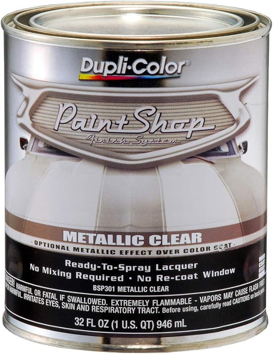 Dupli-Color BSP301 Paint Shop Finish System Base Coat – Metallic Clear - 32 oz. by The+Dupli-Color+Store+