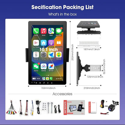 10.1 Inch Rotatable Carplay Screen - Image 8