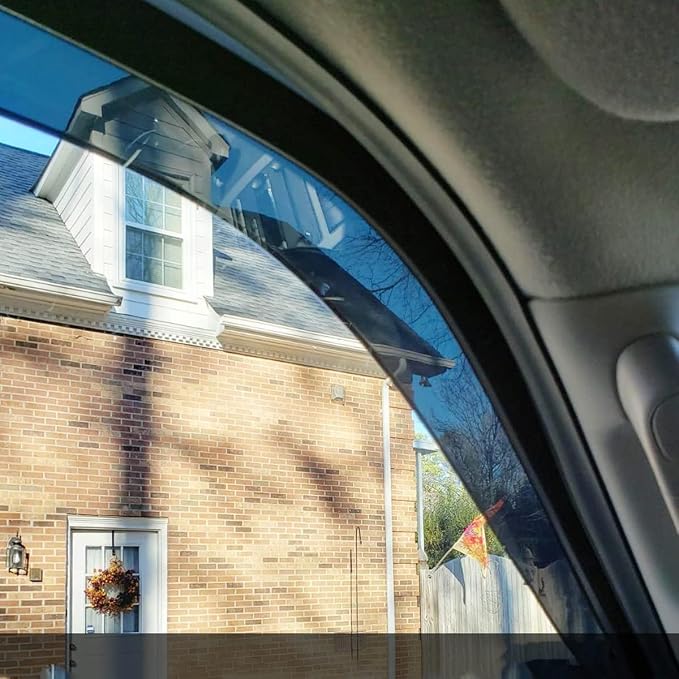 4pcs Outside Mount Style Window Rain Guards Durable Side Window Wind Deflectors - Image 7