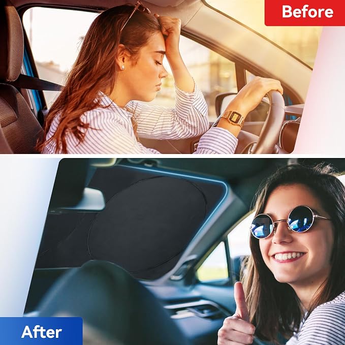 ARANA Car Windshield Sun Shade丨240T Thickened UV Blocking Automotive - Image 3
