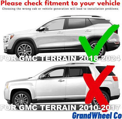 Window Deflectors Smoke Tinted in-Channel Side Window Vent Visor Deflectors - Image 2