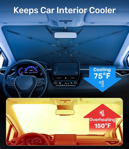Zanch 2025 Upgraded Car Windshield Sun Shade - Image 2