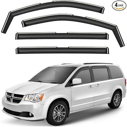 Window Deflectors Smoke Tinted In-Channel Side Window Vent Visor Deflectors by Unknown
