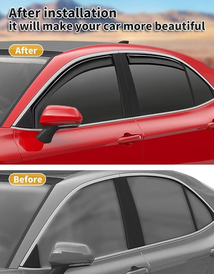 in-Channel Window Rain Guards Fit - Image 5