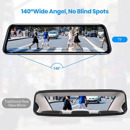 9.35''1080P OEM Rear View Mirror Camera: Recording Wide View Back Up Camera - Image 4