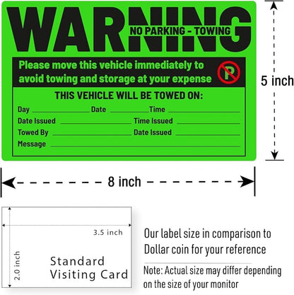 easykart labels 50 Parking Violation Sticker - Image 2