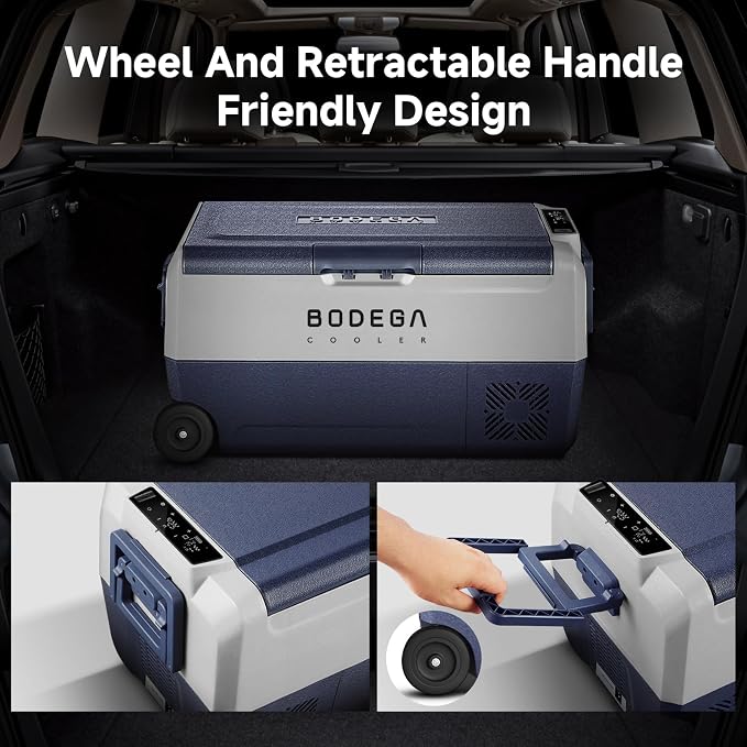 BODEGACOOLER 12 Volt Car Refrigerator, 38 Quart Portable Freezer, Car Fridge - Image 8
