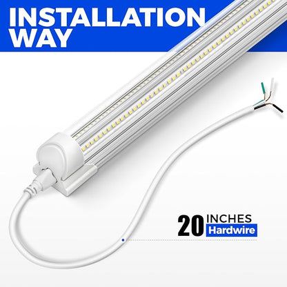 Barrina 8FT LED Shop Light Fixtures 100W, 15000LM 6500K Super Bright White - Image 7