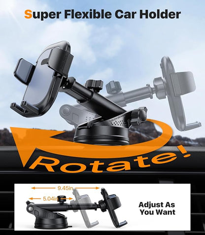 Ultra Stable Phone Holders for Your Car Universal Car Phone Holder Mount Long - Image 4