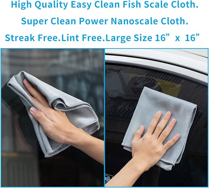 Nano Streak Free Magic Microfiber Cleaning Cloths Easy Clean Nanoscale - Image 2