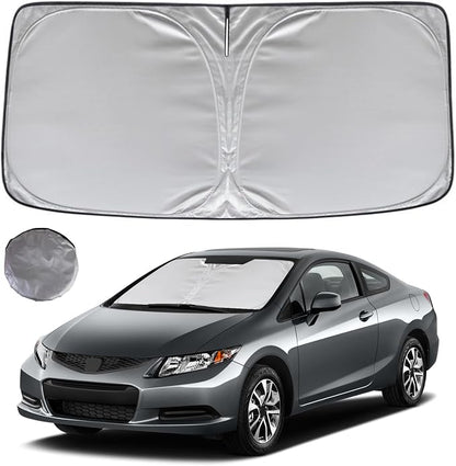 KAYZT Windshield Sun Shade for 2012-2015 Honda Civic Foldable Sunshade Front by KAYZT