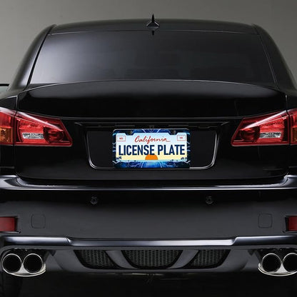 Blue Lightning License Plate Frames - Image 7