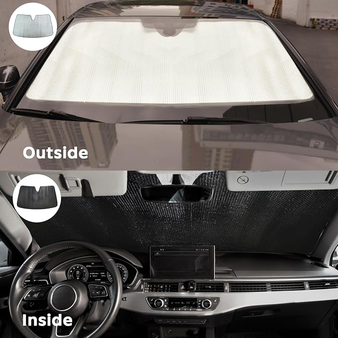 Windshield Sun Shade for Kia Telluride 2020-2025 - Image 7